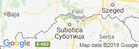 Subotica map